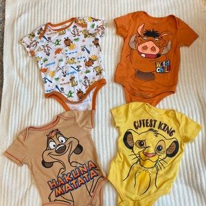 DISNEY LION KING Baby Onesie